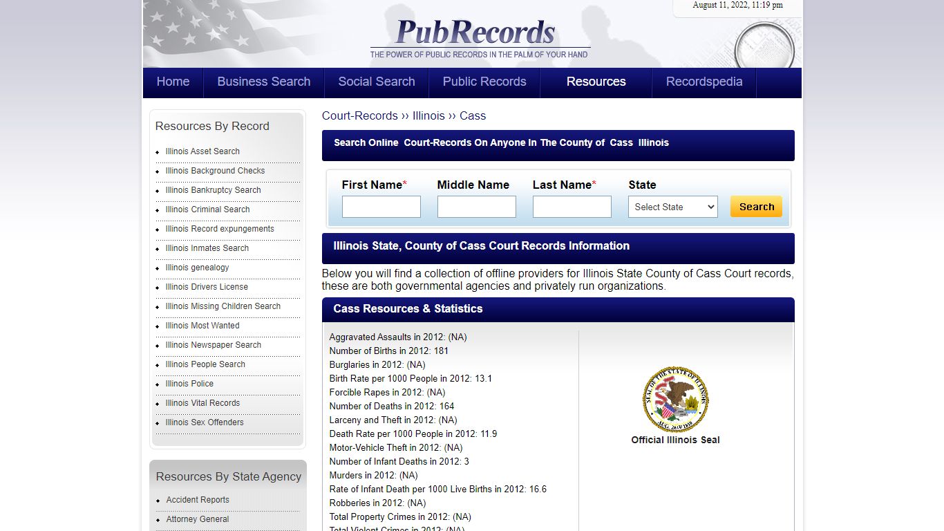 Cass County, Illinois Court Records